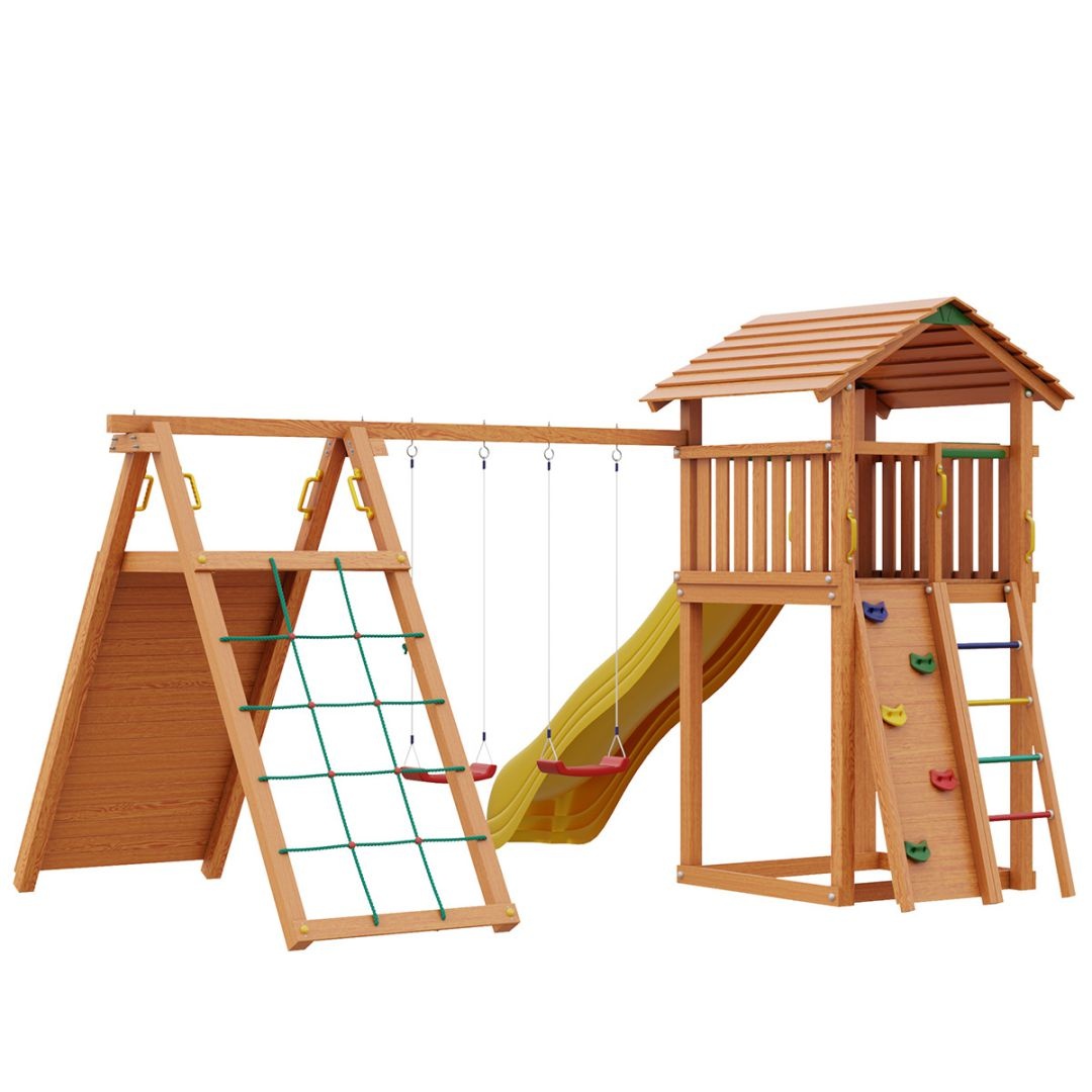 Детская деревянная площадка Jungle Cottage JC9